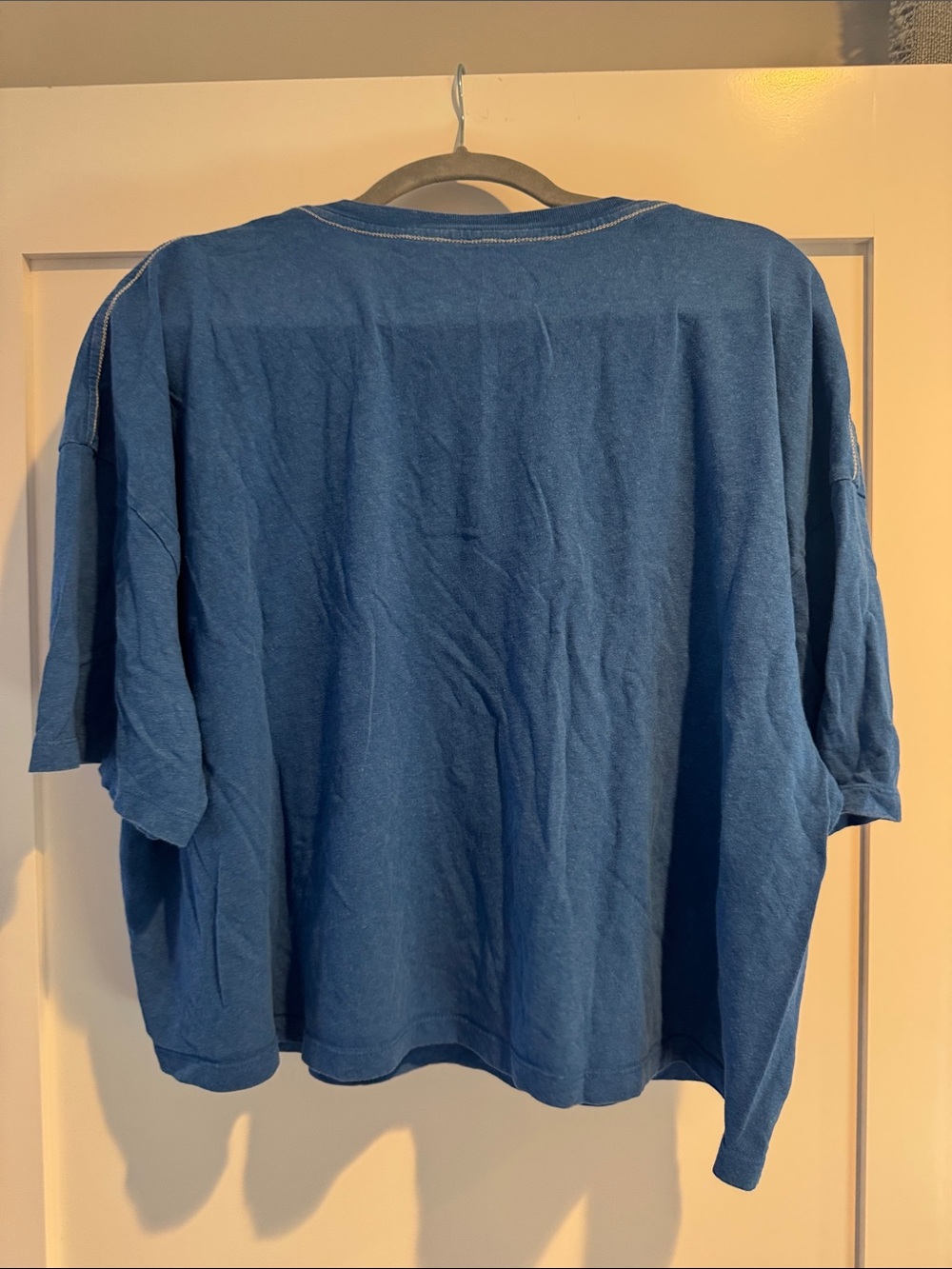 Everlane Sky Blue Short-Sleeve Henley - Picture 3 of 3